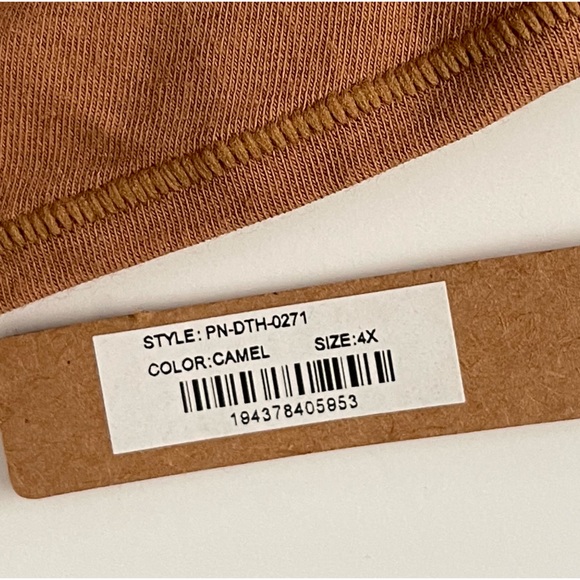 Skims Cotton Camel color thong 4X - Picture 3 of 4